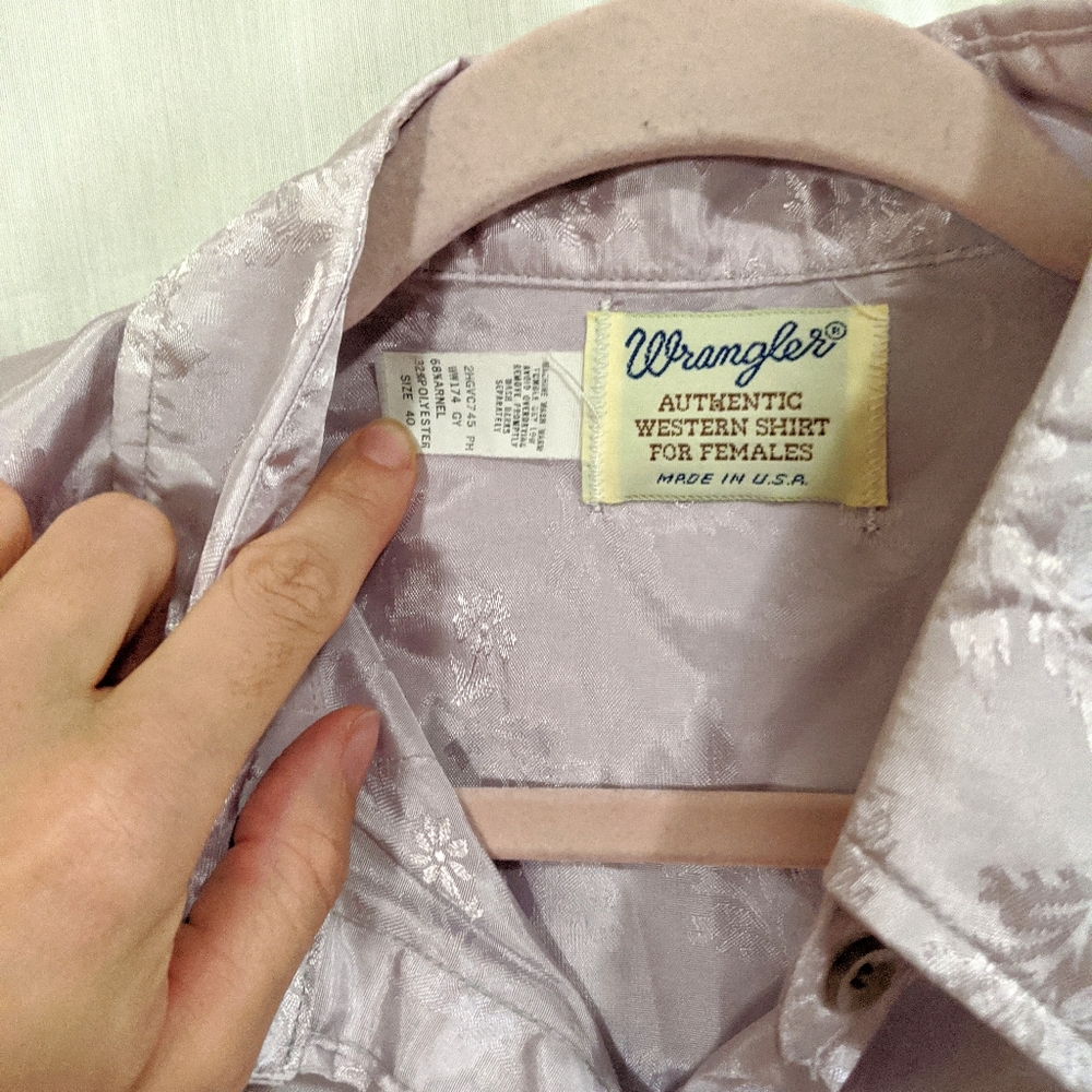 Vintage Wrangler Western Blouse - Picture 6 of 7